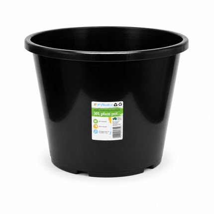 IP Plastics Black Pots 5 Pack