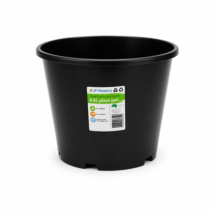IP Plastics Black Pots 5 Pack