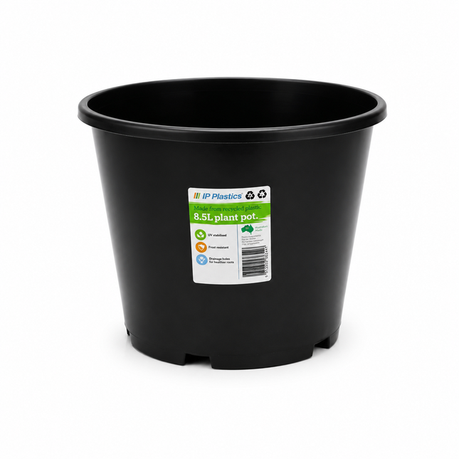 IP Plastics Black Pots 5 Pack