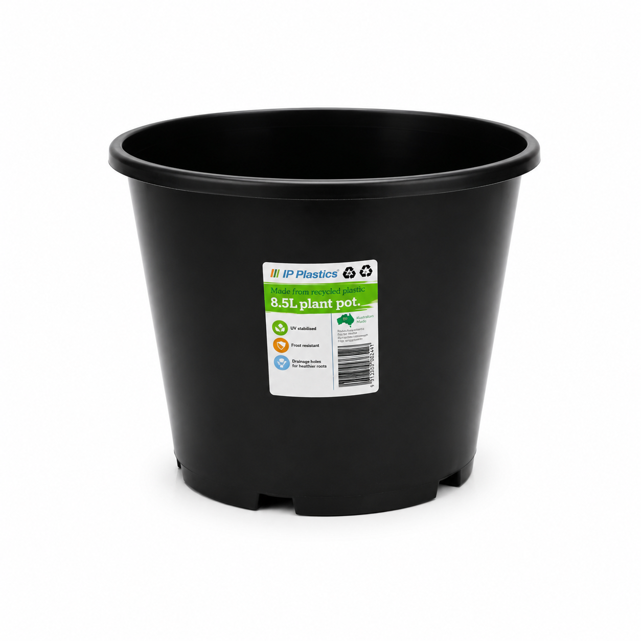IP Plastics Black Pots 5 Pack