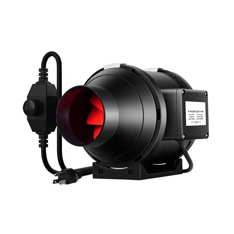 Inline Mixed Flow Fan 100mm with Speed Control