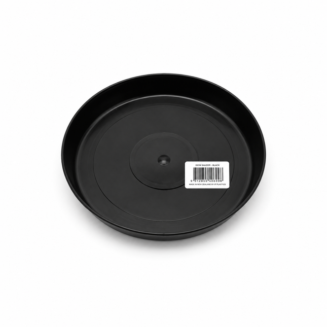 IP Plastics Black Saucers 5 Pack