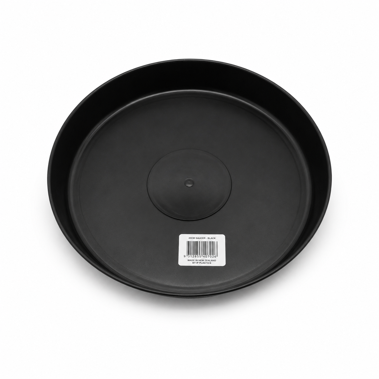 IP Plastics Black Saucers 5 Pack