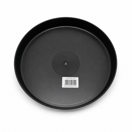 IP Plastics Black Saucers 5 Pack