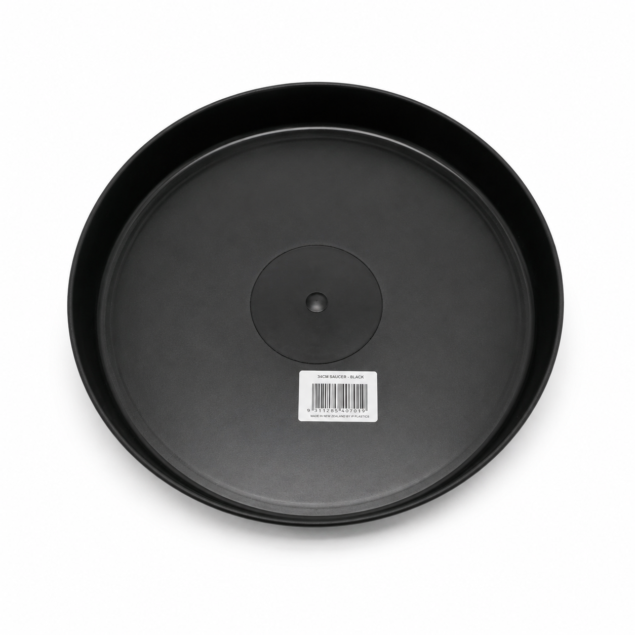 IP Plastics Black Saucers 5 Pack