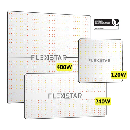 Flexstar 120W Dimmable LED Grow Light Panel